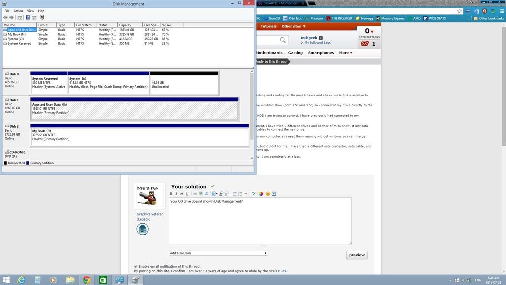 Hdd Showing In Bios But Not Windows